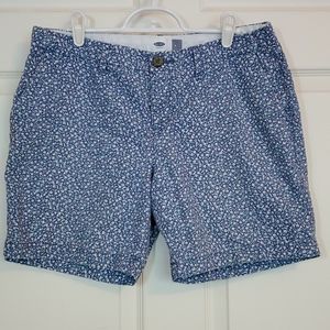Old Navy Blue Floral Shorts